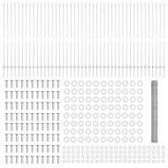 Ограда с пост Сребрист 1,6 x 100 m Стомана