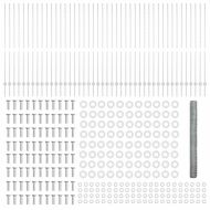Ограда с пост Сребрист 1,6 x 100 m Стомана