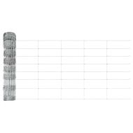 Ограда с пост Сребрист 0,8 x 25 m Стомана