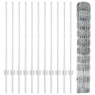 Ограда с пост Сребрист 1 x 25 m Стомана