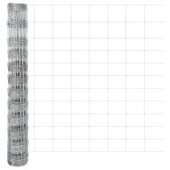 Ограда с пост Сребрист 1,2 x 25 m Стомана