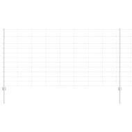 Ограда с пост Сребрист 1,2 x 25 m Стомана