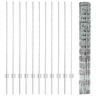 Ограда с пост Сребрист 1,2 x 25 m Стомана