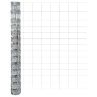 Ограда с пост Сребрист 1,4 x 25 m Стомана