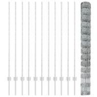 Ограда с пост Сребрист 1,4 x 25 m Стомана