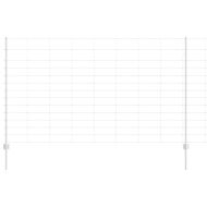 Ограда с пост Сребрист 1,4 x 25 m Стомана