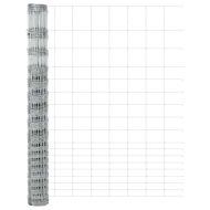 Ограда с пост Сребрист 1,5 x 25 m Стомана