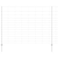 Ограда с пост Сребрист 1,6 x 25 m Стомана