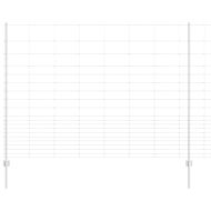 Ограда с пост Сребрист 1,6 x 25 m Стомана