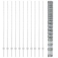 Ограда с пост Сребрист 1,6 x 25 m Стомана