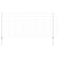 Ограда с пост Сребрист 1 x 50 m Стомана