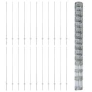 Ограда с пост Сребрист 1,6 x 50 m Стомана