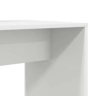 Бюро с рафт Бяло 138,5 x 55 x 143 см Инженерно дърво