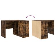 Ъглово бюро с чекмедже с рафт Димян дъб 102 x 88 x 75 см