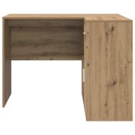 Ъглово бюро с чекмедже с рафт с врата Дъб 102 x 88 x 75 см