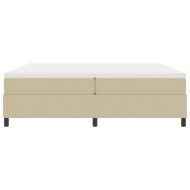 Легло с пружинирана основа Светлосив и бял 200 x 200 cm