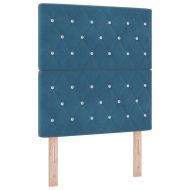 Облегалка за глава Тъмен син 80 cm Кадифе