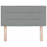 LED глава с LED ленти с таблото Светлосиво 90 cm текстил