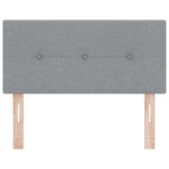 LED глава с LED ленти с таблото Светлосиво 100 cm текстил