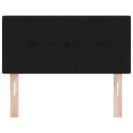 LED глава с LED ленти с таблото Черен 100 cm текстил