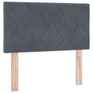 LED глава Тъмен сив 80 cm Кадифе