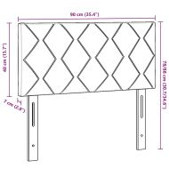 LED глава Кафяво 90 cm текстил