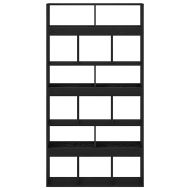 Шкаф за книги 2 pcs Черния дъб 100 x 33 x 187,5 см