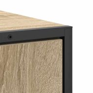 Комплект мебели за баня с рафт 3 pcs Кафяво Инженерно дърво