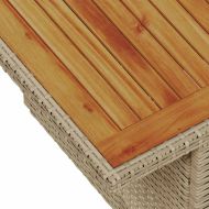 Комплект за хранене в градината 11 pcs Бежов и кремав