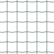 Ограда с пост Зелен 0,4 x 10 м Стомана и PVC