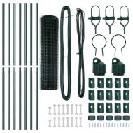 Ограда с пост Зелен 1 x 10 m Стомана