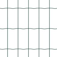 Ограда с пост Зелен 0,8 x 25 m Стомана и PVC