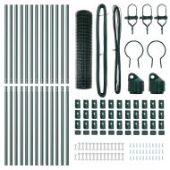 Ограда с пост Зелен 1,2 x 25 m Стомана