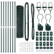 Ограда с пост Зелен 1 x 10 m Стомана