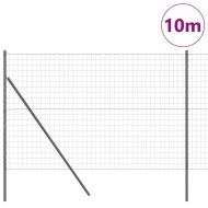 Ограда с пост Сив 1,5 x 10 m Стомана
