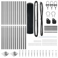 Ограда с пост Сив 1,2 x 25 m Стомана