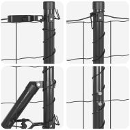 Ограда с пост Сив 1,2 x 25 m Стомана