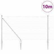 Ограда с пост Сребрист 1,4 x 10 m Стомана