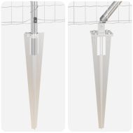 Ограда с пост Сребрист 1,2 x 10 m Стомана