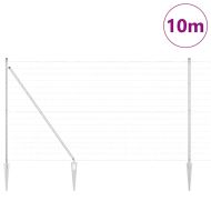 Ограда с пост Сребрист 1,5 x 10 m Стомана