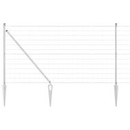 Ограда с пост Сребрист 1,2 x 10 m Стомана