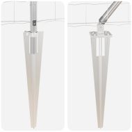 Ограда с пост Сребрист 1,6 x 10 m Стомана