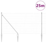 Ограда с пост Сребрист 1,2 x 25 m Стомана