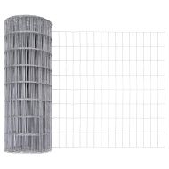 Ограда с пост Сребрист 0,4 x 50 м Стомана