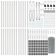 Ограда с пост Сребрист 0,4 x 50 м Стомана