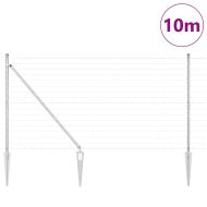 Ограда с пост Сребрист 1,4 x 10 m Стомана