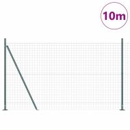 Европейска ограда с бетонна основа 10 x 1,6 m Зелено Мрежа