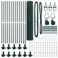 Ограда с пост Зелен 1,2 x 25 m Стомана