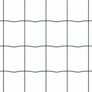Европейска ограда с бетонна основа 10 x 0,6 м Зелено Мрежа