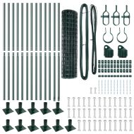 Ограда с пост Зелен 1 x 25 m Стомана